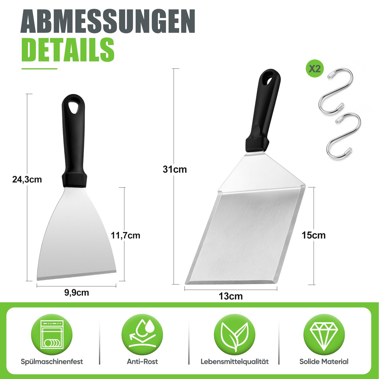 homikit-grillspachtel-set-2-tlg-edelstahl-plancha-wender image 2