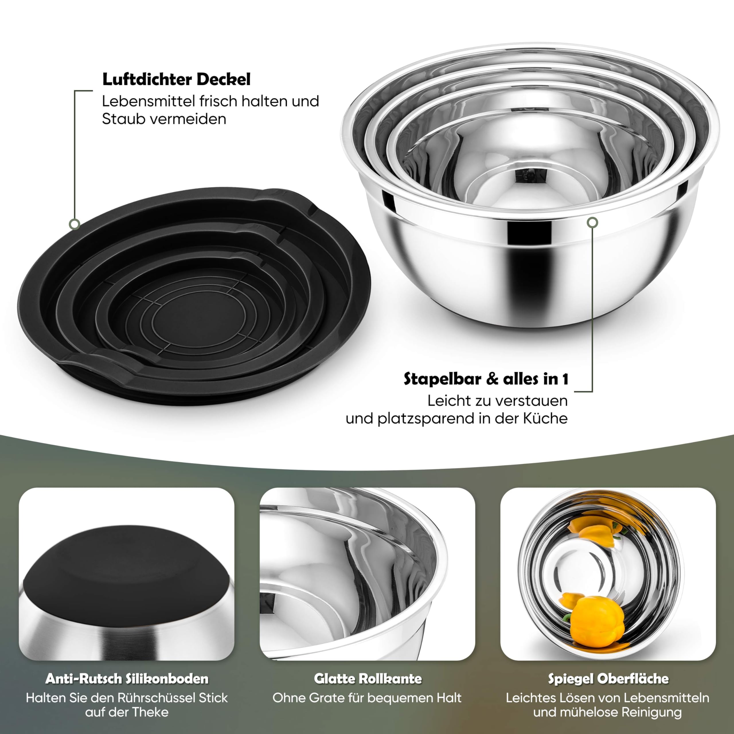 homikit-bakeware-r-hrsch-ssel-3er-schwarz-mit-deckel-edelstahl image 3