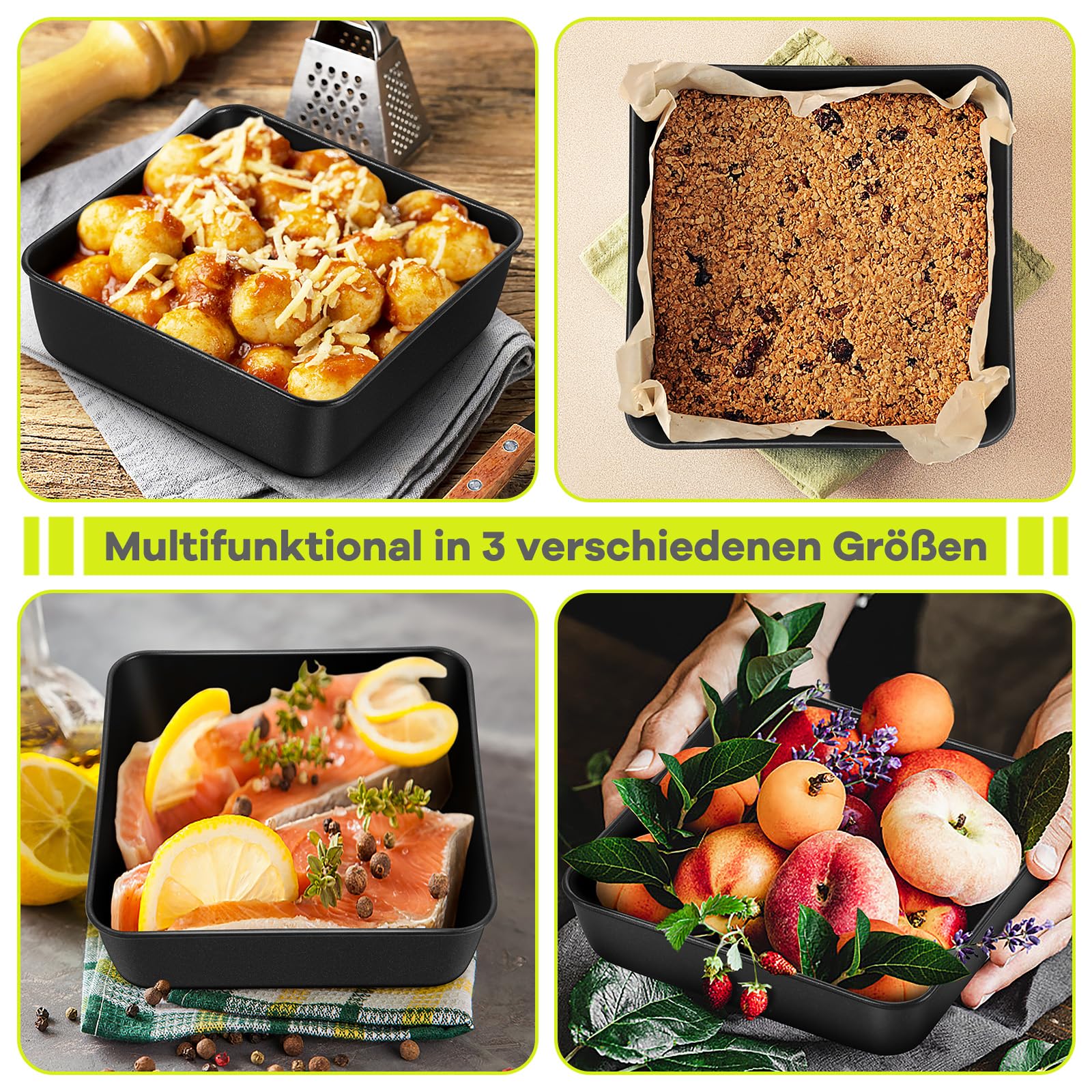 homikit-bakeware-auflaufform-3er-set-eckig-antihaftbeschichtet image 7