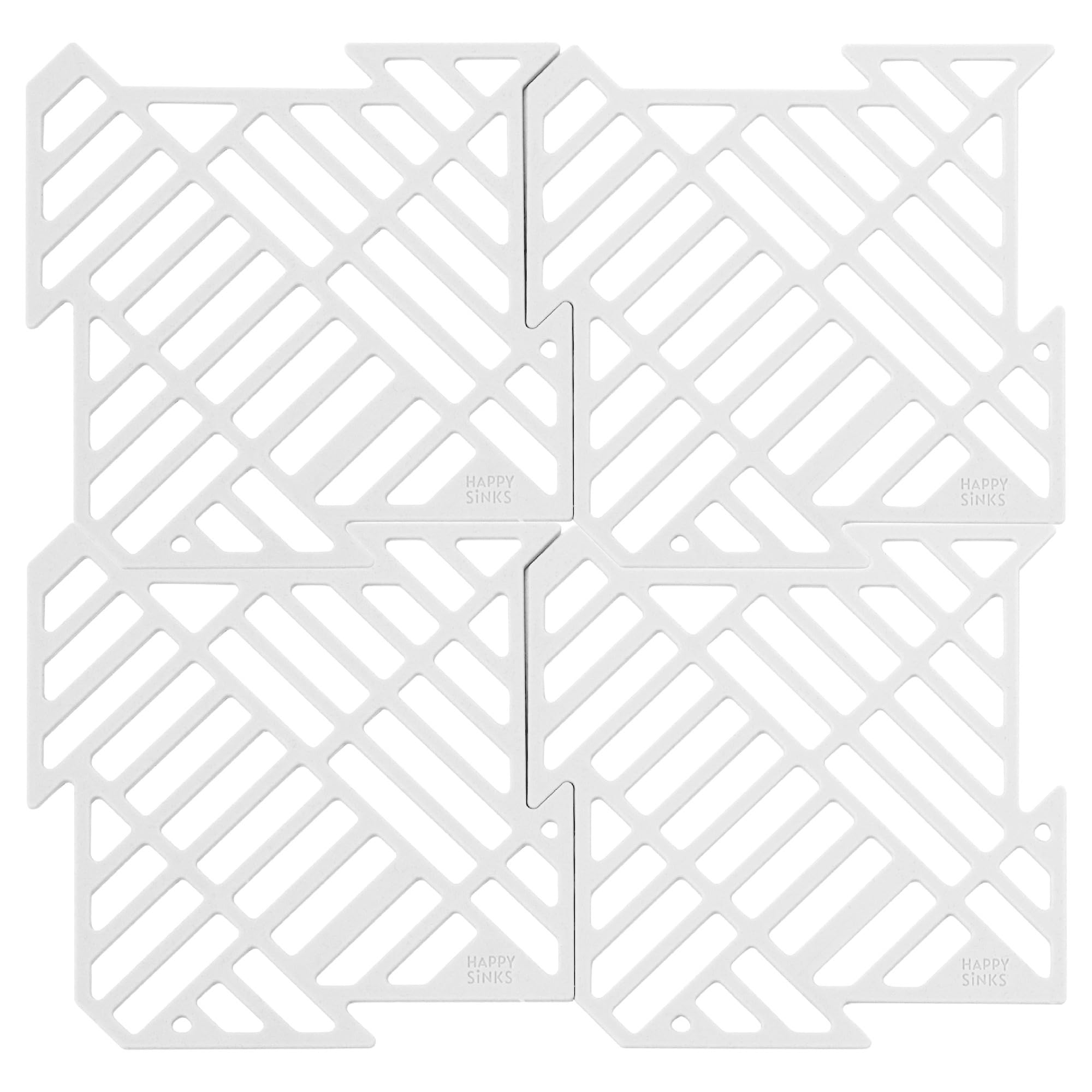happy-sinks-sink-accessories-sp-lbeckenmatte-wei-4er-silikon image 1