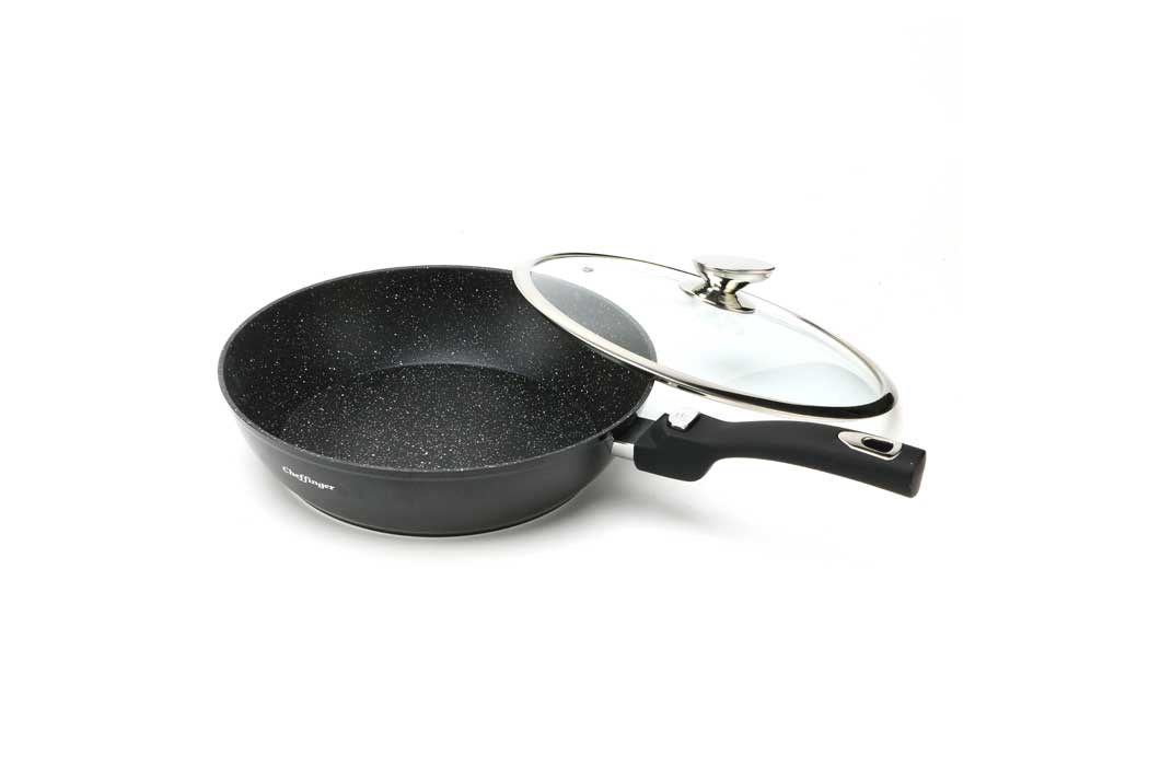 cheffinger-cookware-cf-fwd32-wokpfanne-schwarz-32-cm image 1