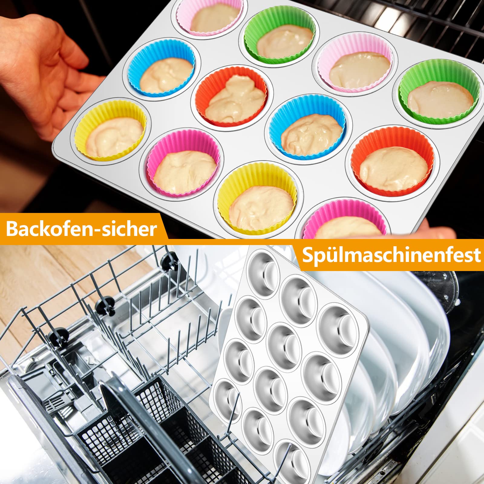 homikit-bakeware-muffinform-edelstahl-12er-mit-f-rmchen image 5