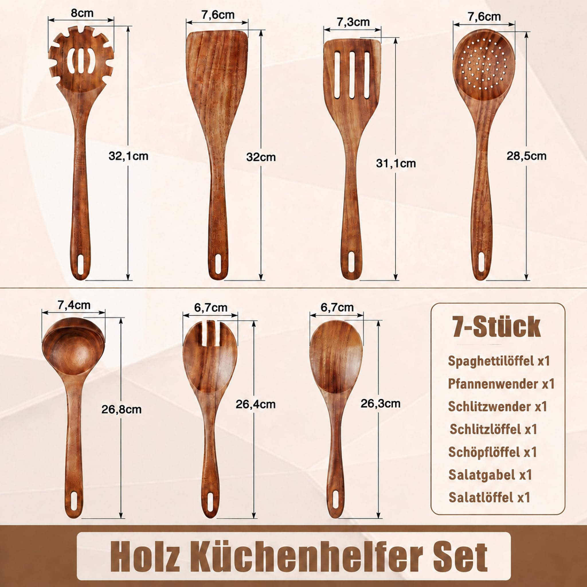 homikit-kitchen-gadgets-kochl-ffel-holz-teak-7-tlg-set image 2