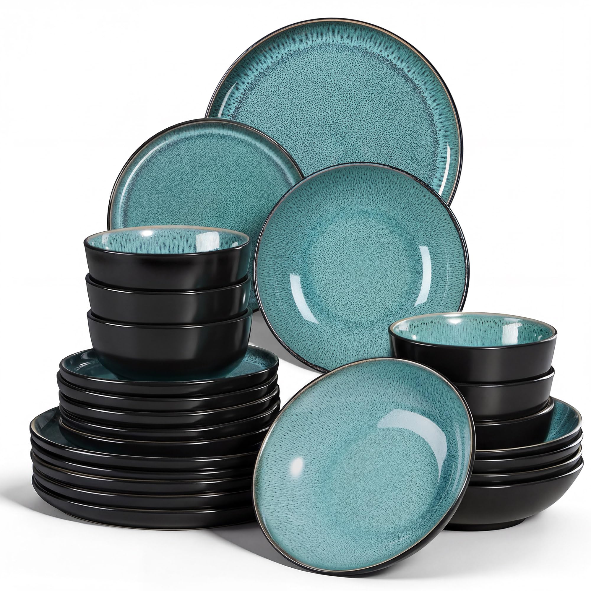 homikit-dinnerware-geschirrset-6-personen-schiefergrau-24-tlg-steinzeug image 8