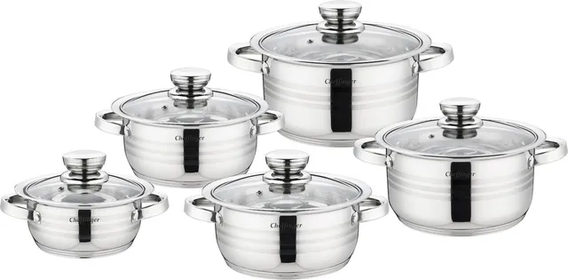 cheffinger-cookware-cf-ss10-kochtopf-1-st-ck-edelstahl image 1