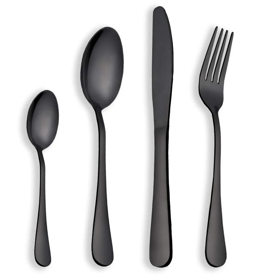 berglander-cutlery-set-besteckset-24tlg-schwarz-gl-nzend-titan image 1