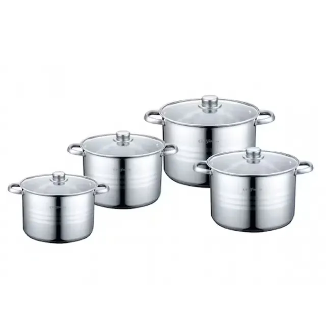 cheffinger-cookware-cf-sp08-kochtopf-set-edelstahl-mit-deckel image 1