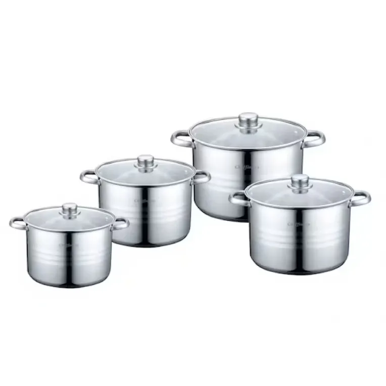 cheffinger-cookware-cf-sp08-kochtopf-set-edelstahl-mit-deckel image 1