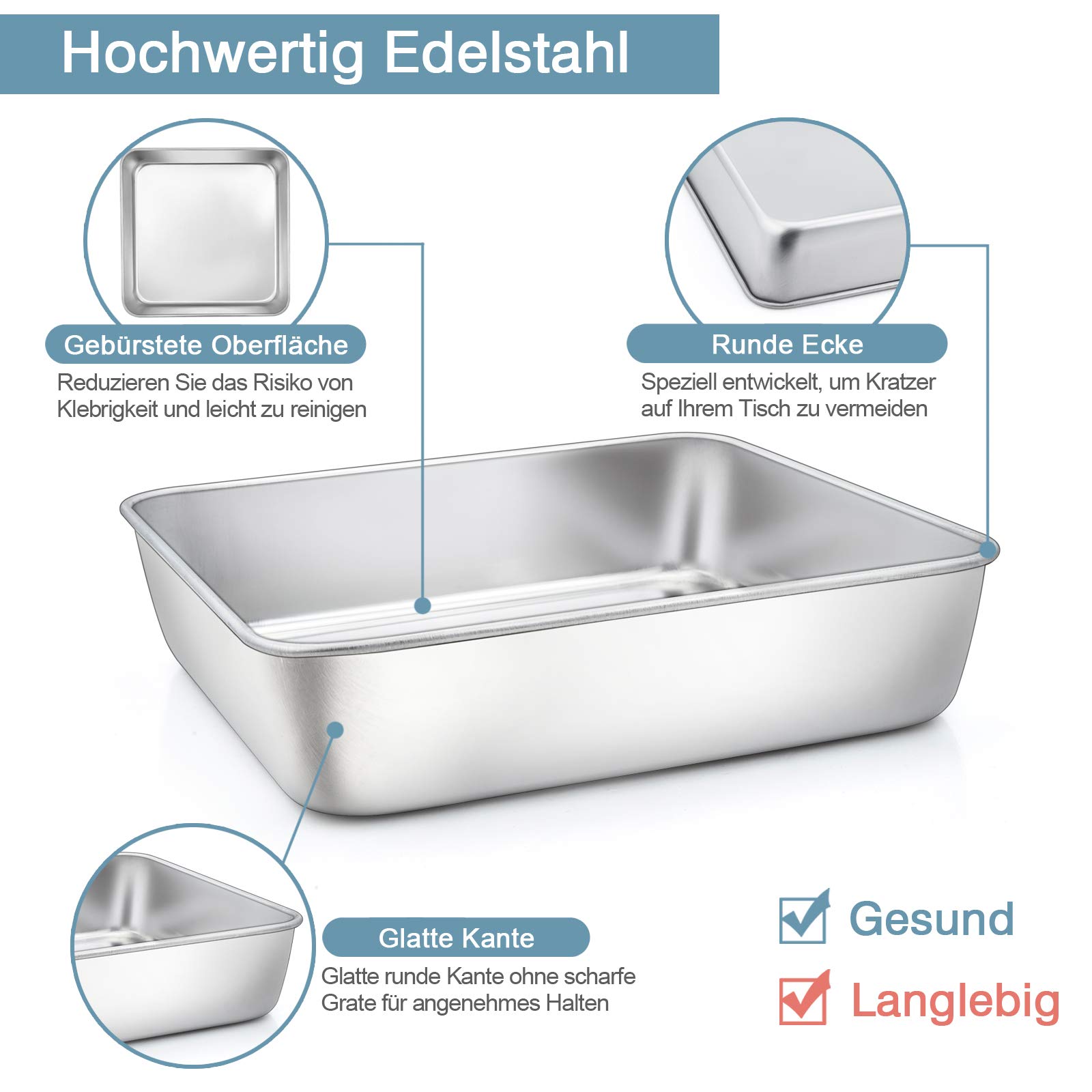 homikit-bakeware-kuchenform-21x21-backform-1er-edelstahl image 3