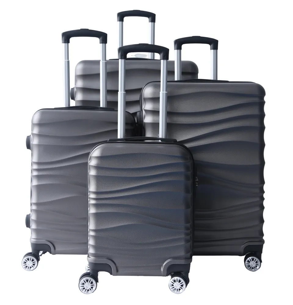 cheffinger-travel-cf-abs44-reisekoffer-grau-abs-hartschale image 1