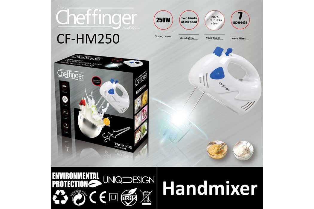 cheffinger-cf-hm250-handmixer-elektrisch-kompakt image 2
