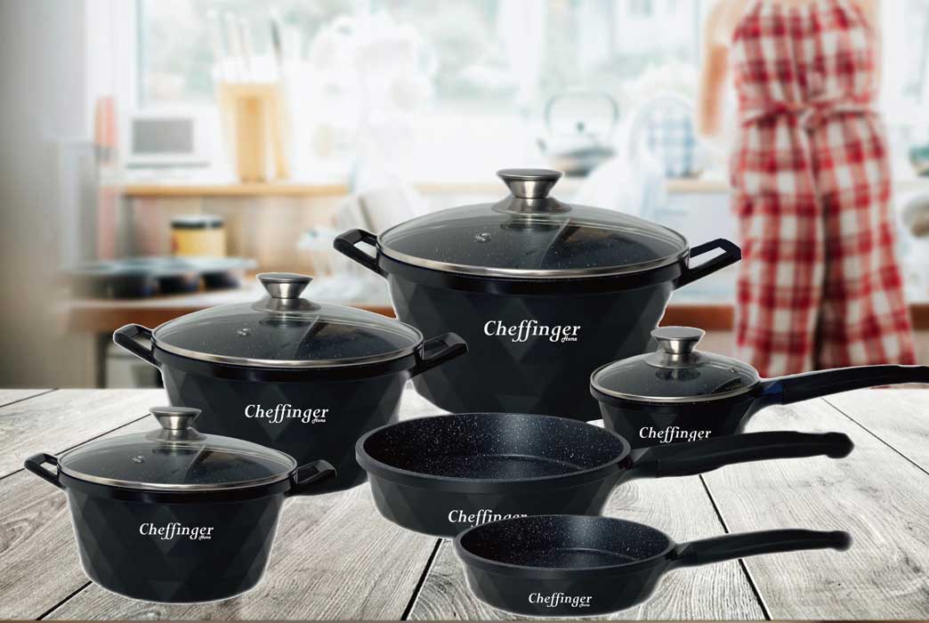 cheffinger-cookware-cf-diac12-schmortopf-schwarz-aluguss image 4