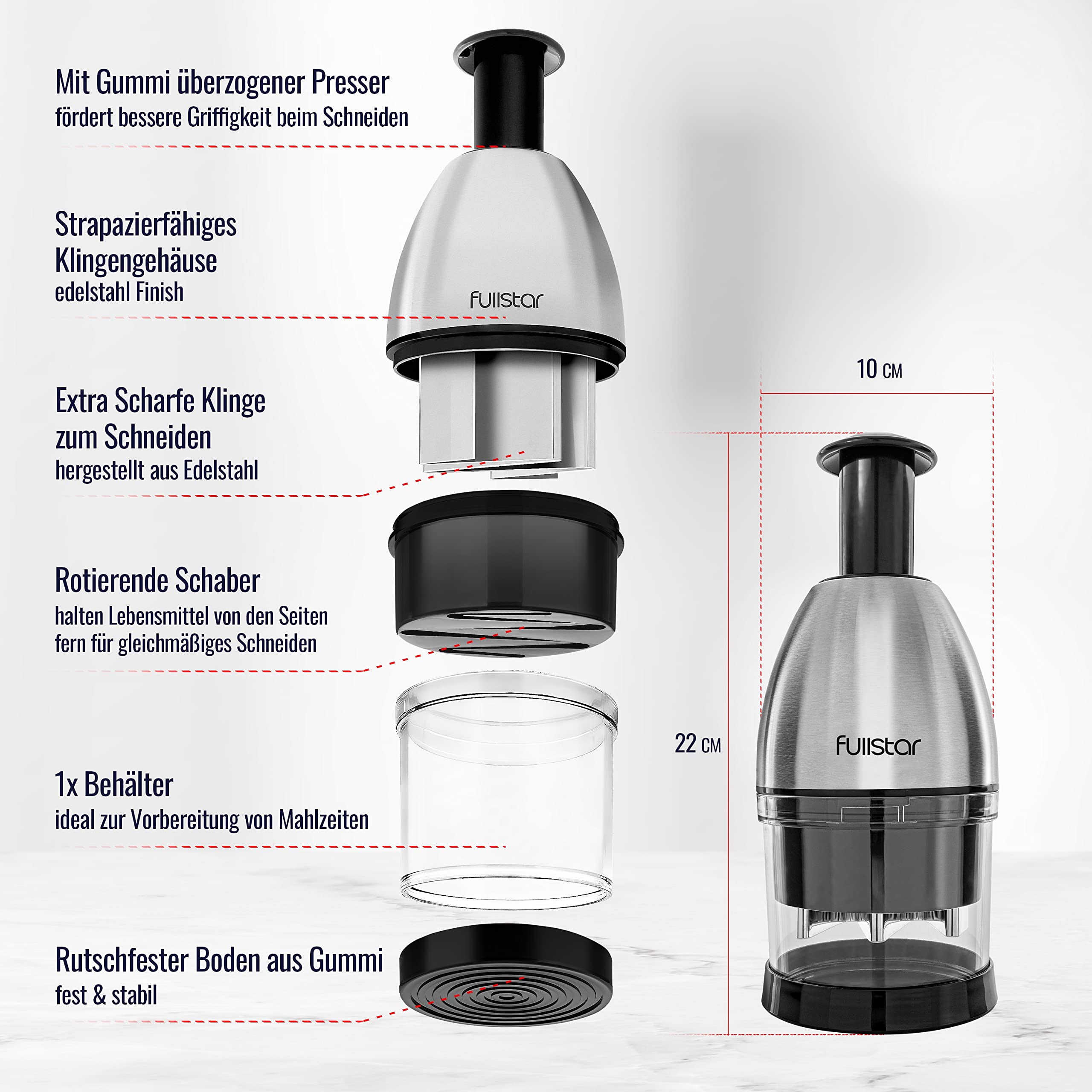 fullstar-pro-original-gem-seschneider-manuell-edelstahl image 6