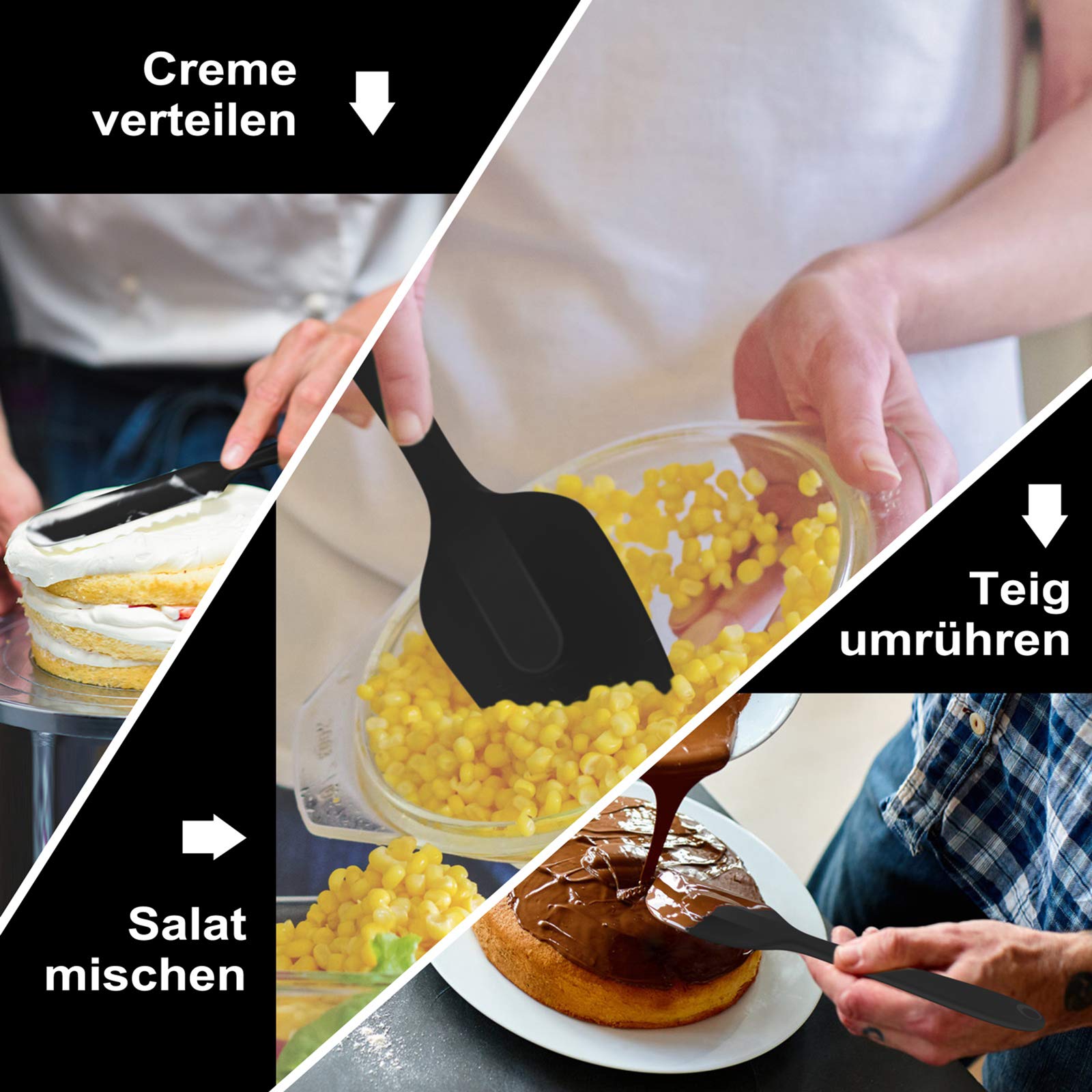 homikit-kitchen-gadgets-spatel-set-7-teilig-silikon-schwarz image 6