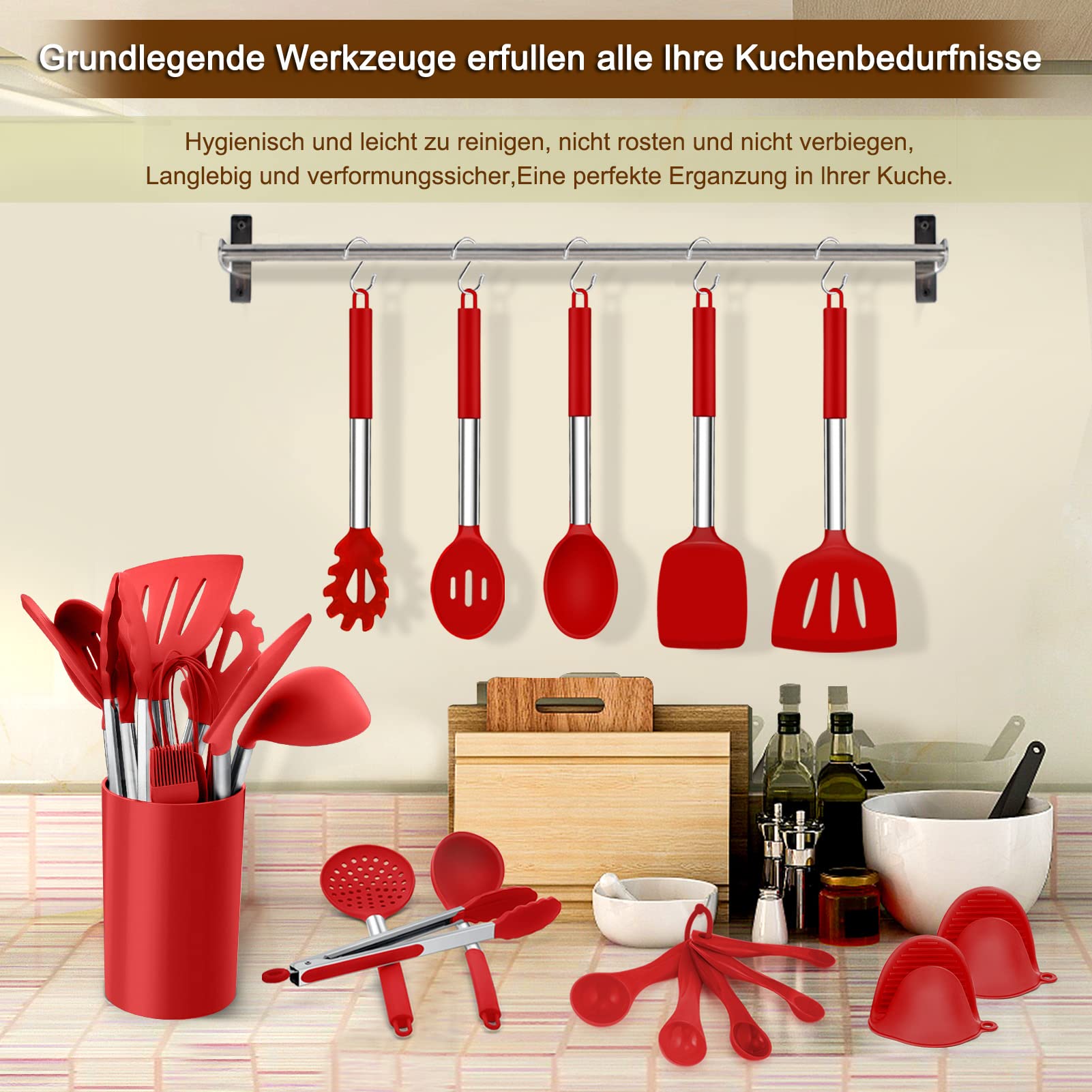 homikit-kitchen-gadgets-k-chenhelfer-set-17-teilig-rot-silikon image 8