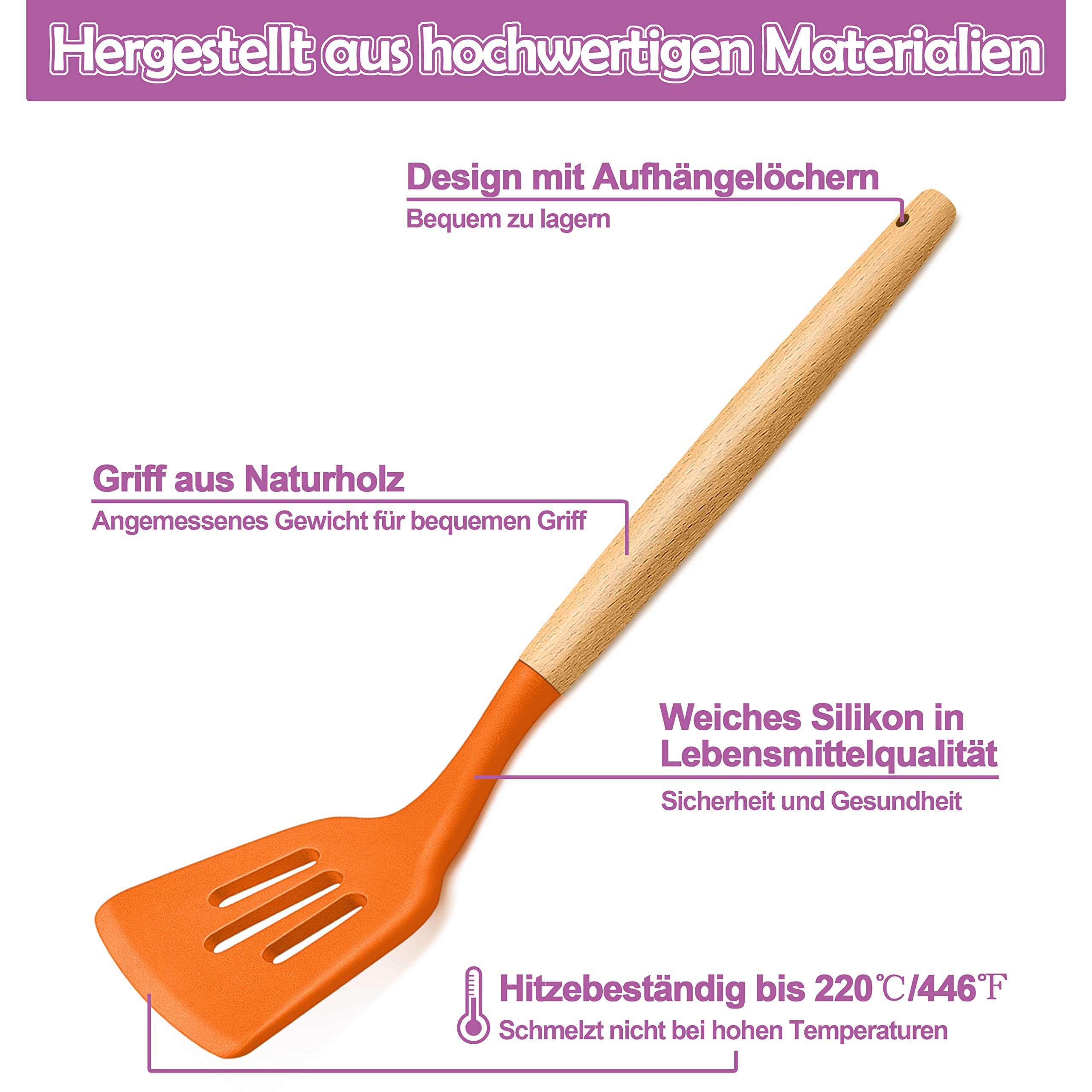 homikit-kitchen-gadgets-kochbesteck-set-15-teilig-bunt-holzgriff image 3