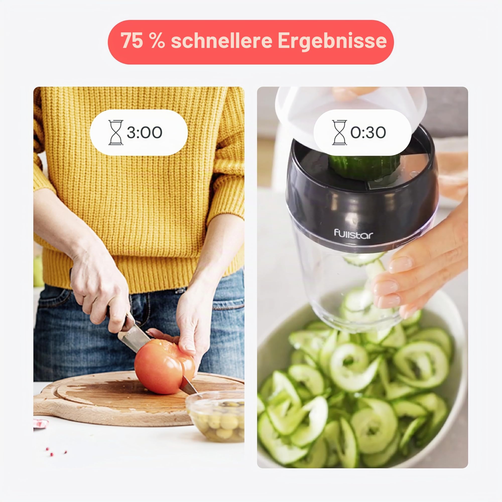 fullstar-spiralizer-spiralschneider-4-in-1-mit-beh-lter image 3