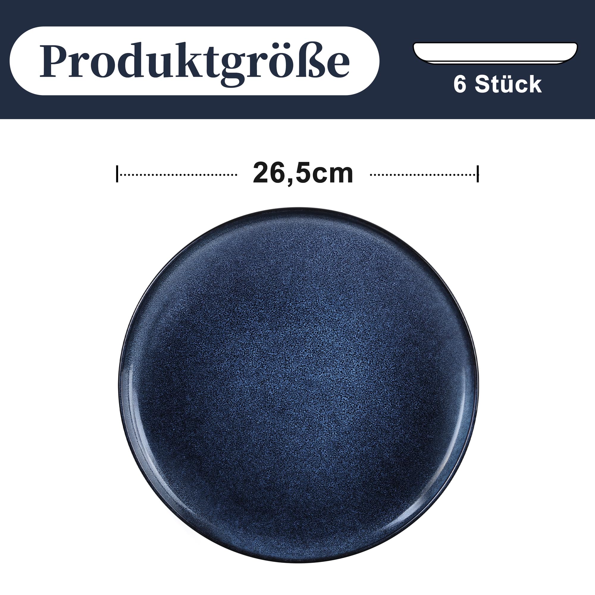 homikit-dinnerware-teller-set-6-personen-26-5cm-blau-steinzeug image 2