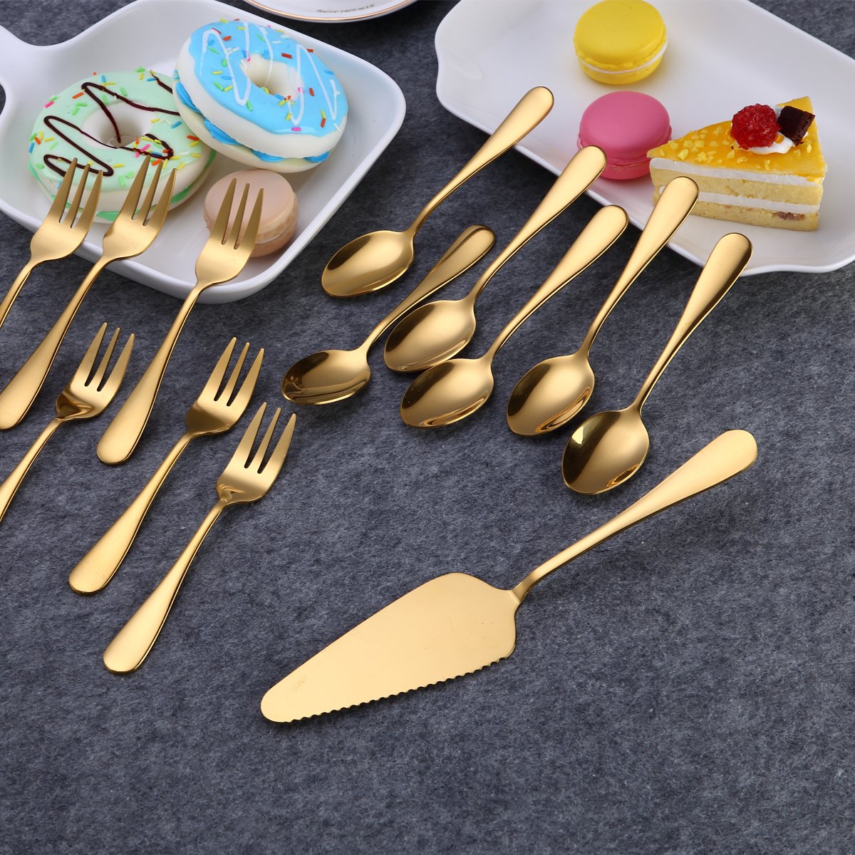 berglander-cutlery-set-torten-set-13-tlg-gold-f-r-6 image 3