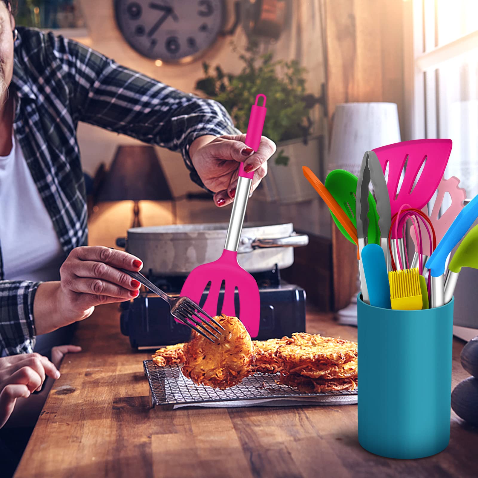 homikit-kitchen-gadgets-k-chenhelfer-set-17-teilig-bunt-silikon image 3