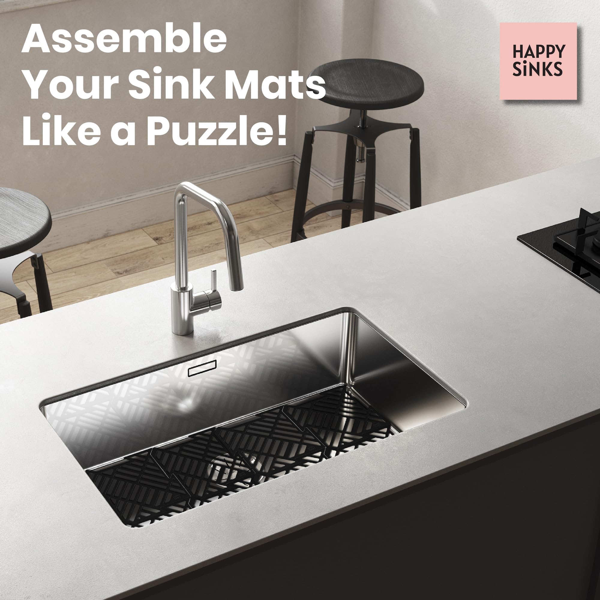 happy-sinks-sp-lbeckenmatte-silikon-schwarz-4er-set image 5