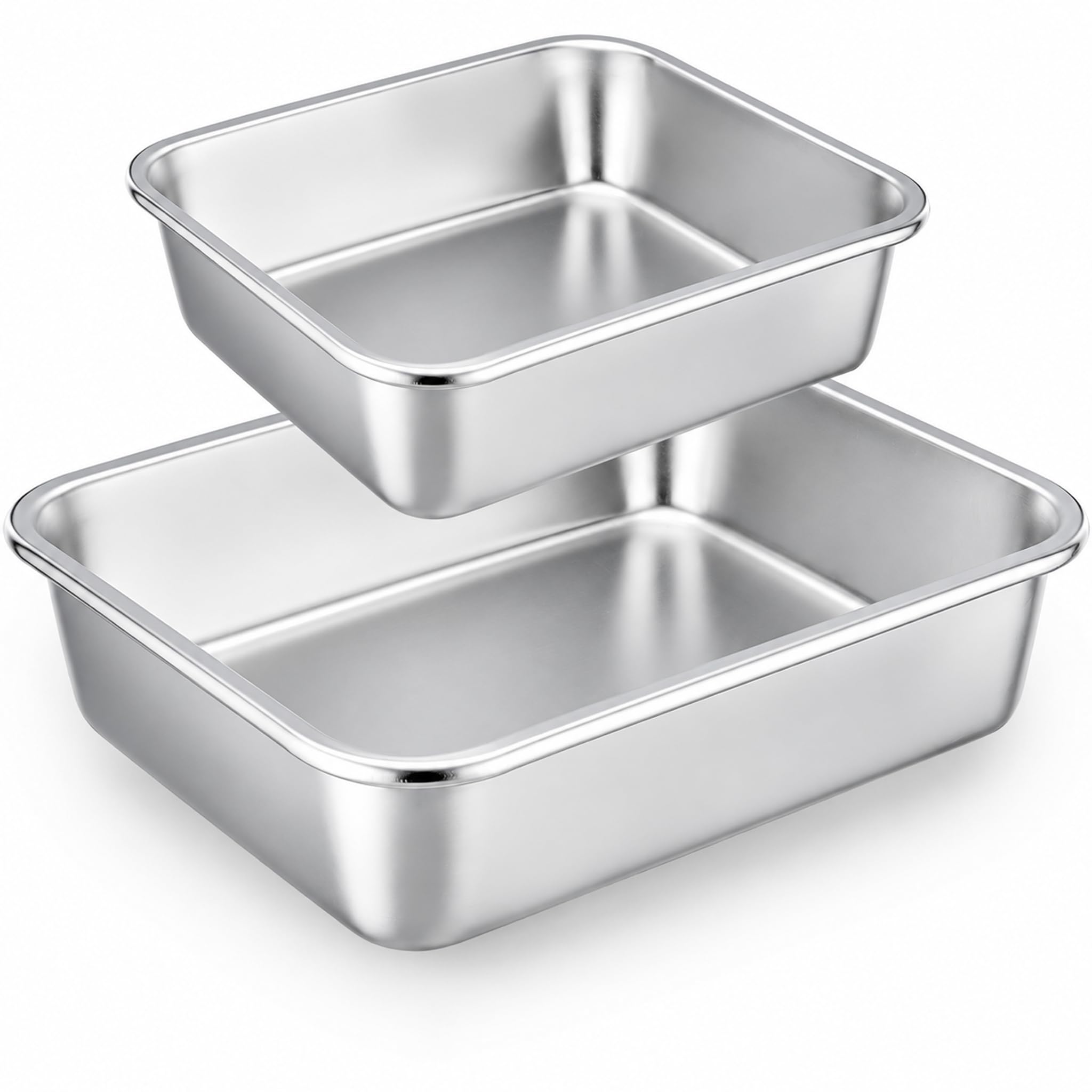 homikit-bakeware-auflaufform-set-2-teilig-edelstahl-32-5-27-cm image 1