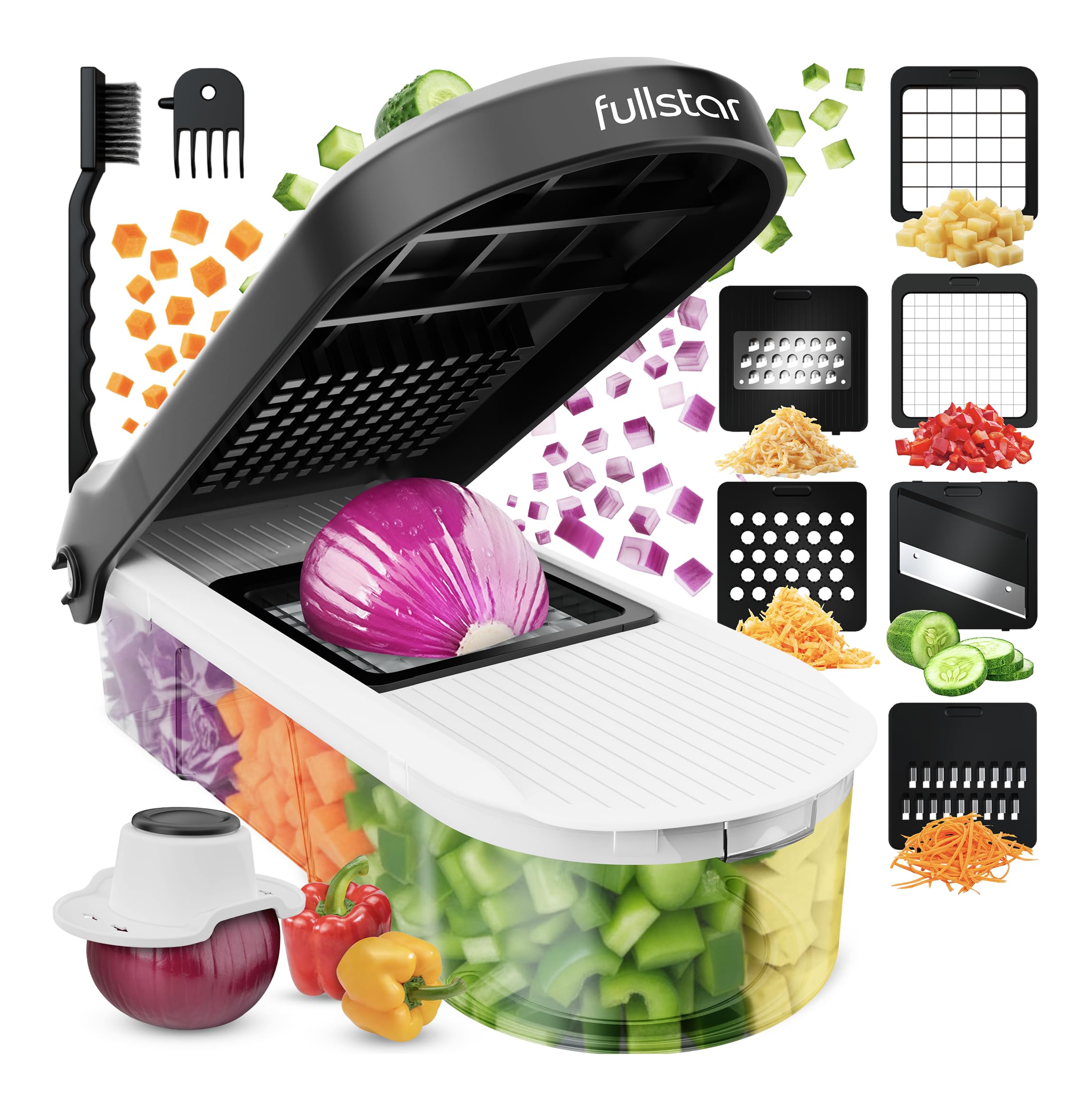 fullstar-pro-core-gem-seschneider-6-in-1-wei-mit-edelstahlklingen image 1