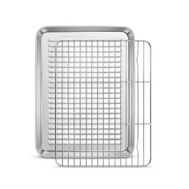 homikit-bakeware-backblech-mit-gitter-26cm-edelstahl image 1