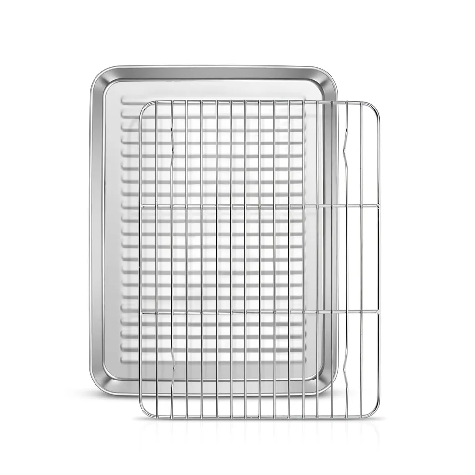 homikit-bakeware-backblech-mit-gitter-26cm-edelstahl image 1