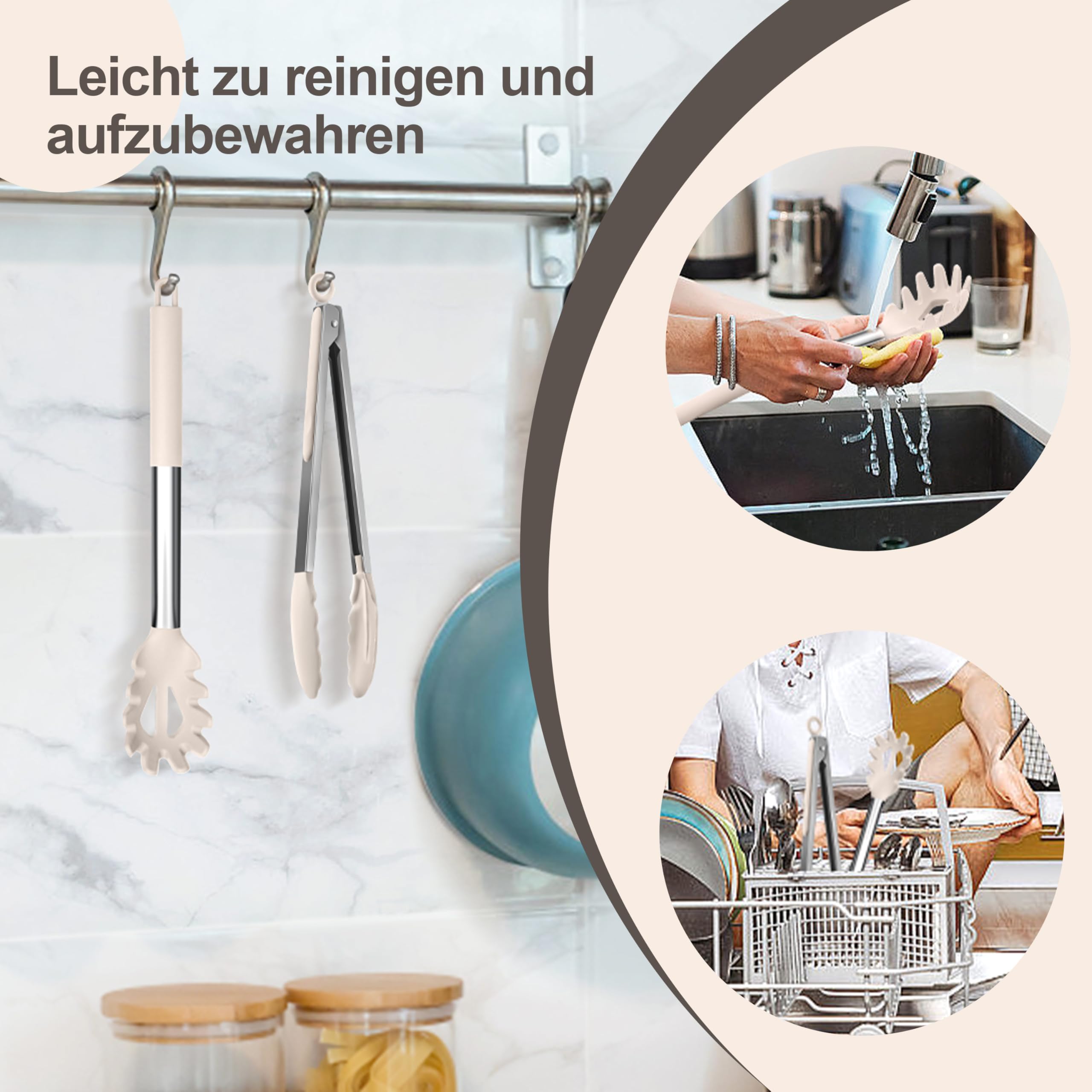 homikit-spaghettil-ffel-k-chenzange-set-khaki-2-tlg-silikon image 6