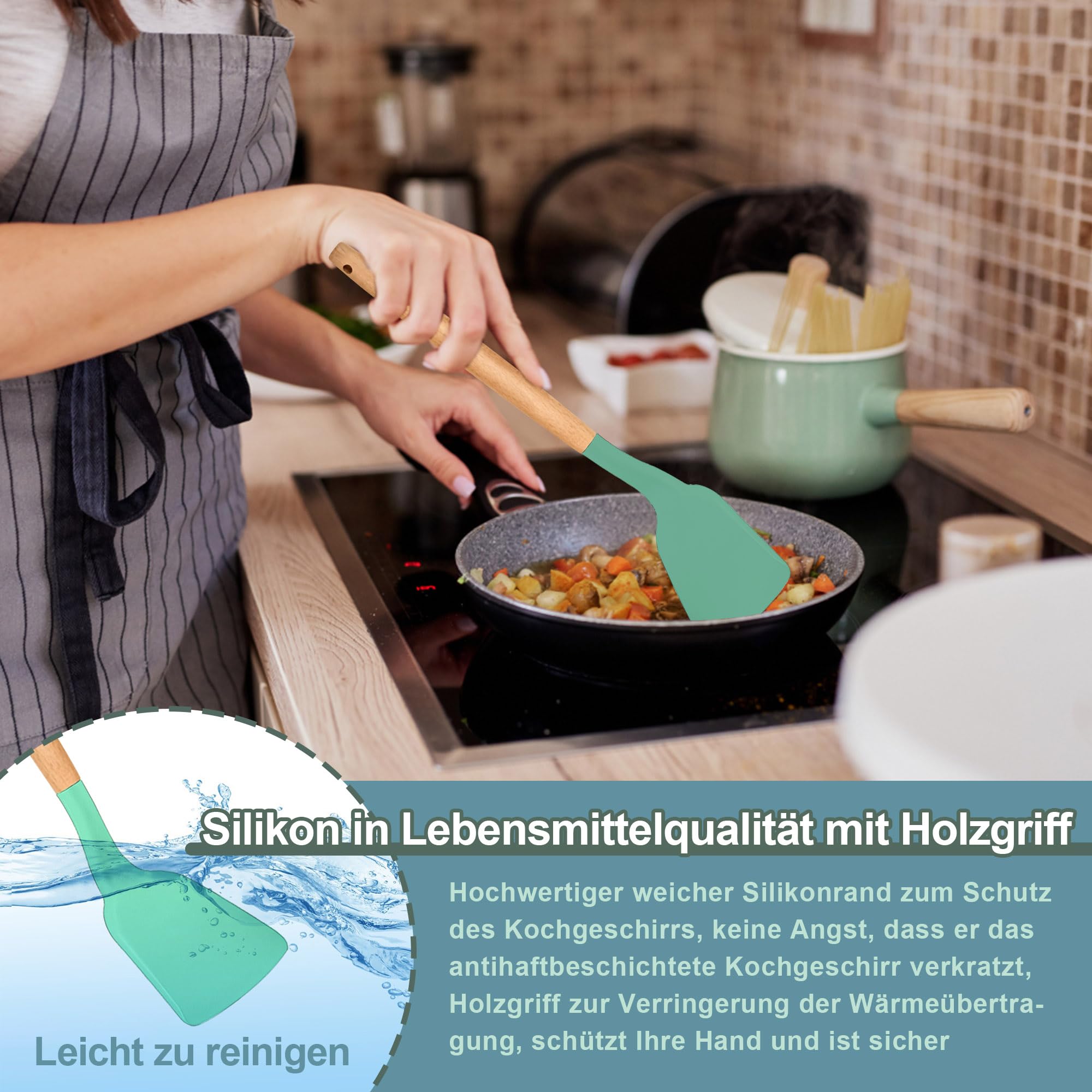homikit-k-chenhelfer-set-silikon-9-teilig-gr-n-holzgriff image 4