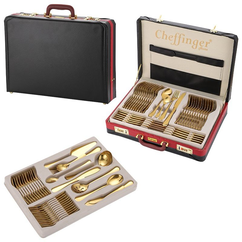 cheffinger-cf-7200-messerset-k-chenmesser-edelstahl-set image 2