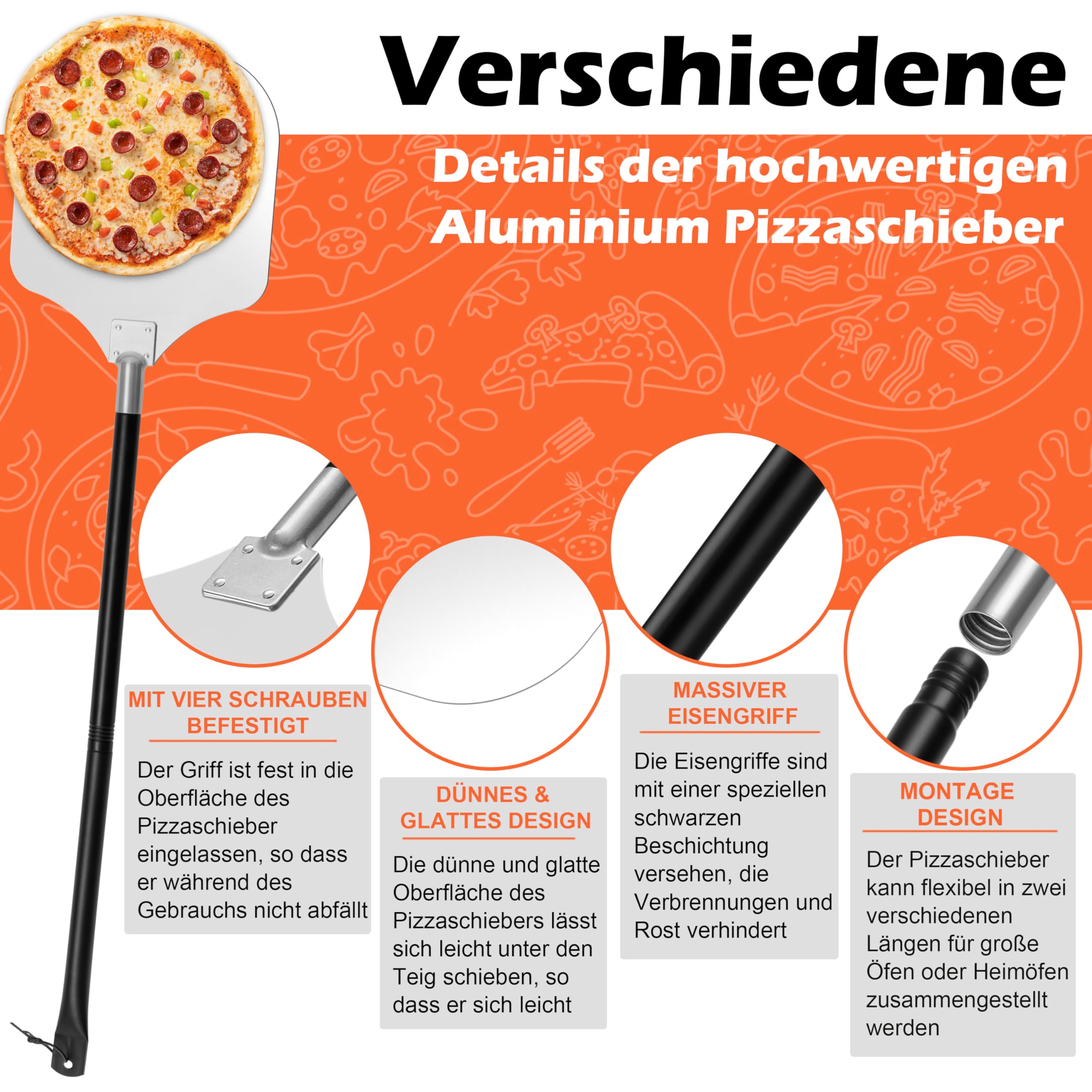 homikit-kitchen-gadgets-pizzaschieber-85cm-aluminium-abnehmbar image 3