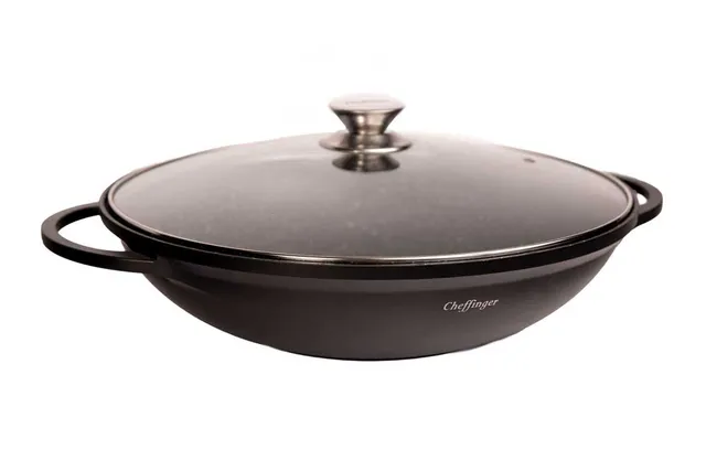 cheffinger-cf-dw40-br-ter-schmortopf-mit-deckel image 1