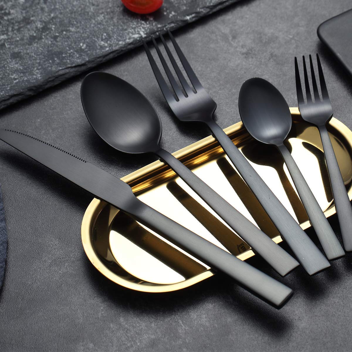 berglander-cutlery-set-besteckset-30-tlg-schwarz-6-personen image 2