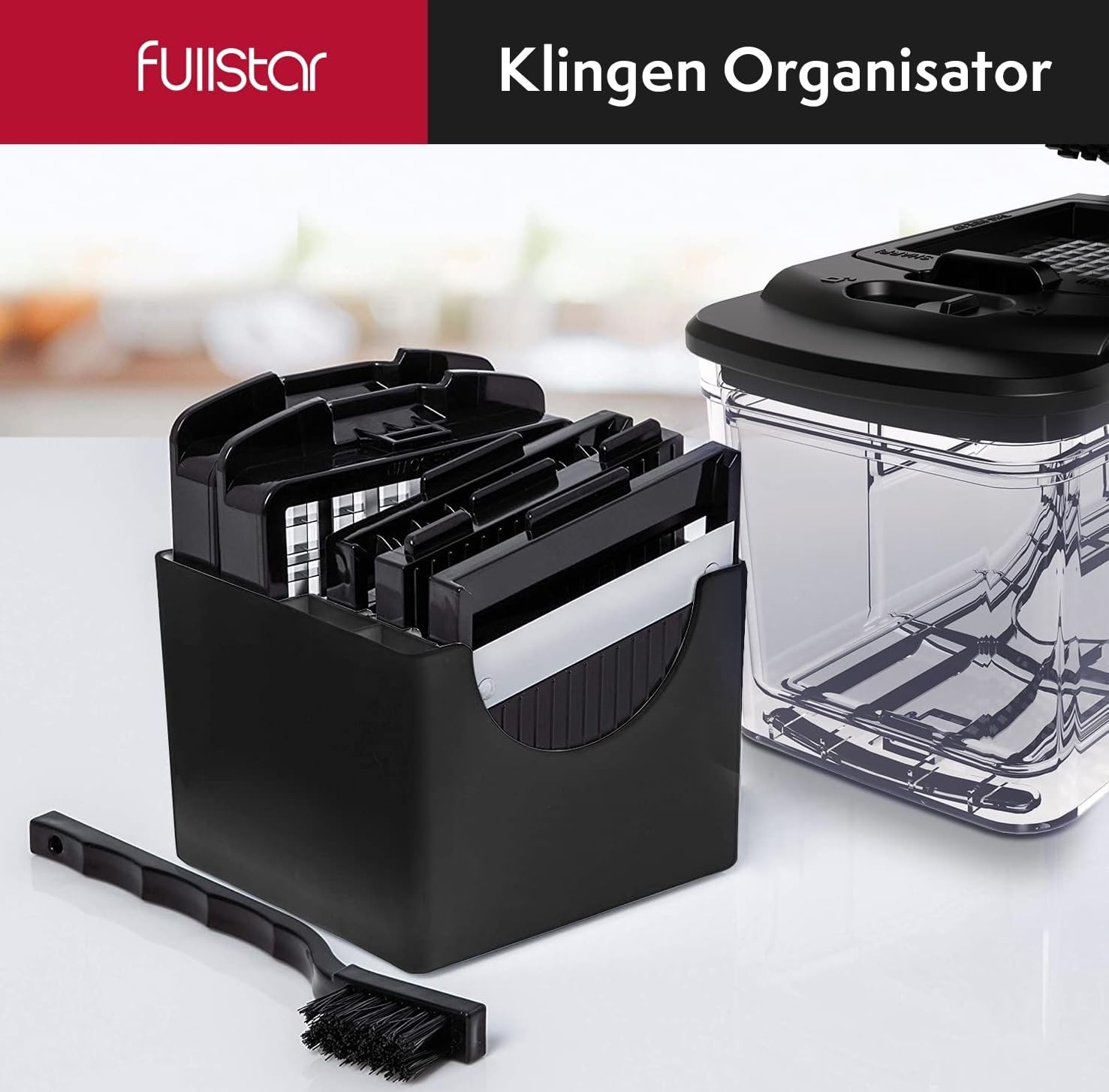 fullstar-pro-mandoline-gem-sehobel-schwarz-edelstahl-mit-auffangschale image 8