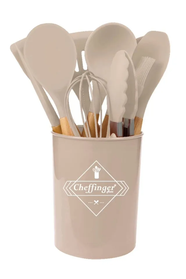 cheffinger-utensils-ut17-k-chenhelfer-set-17-teilig-schwarz image 1