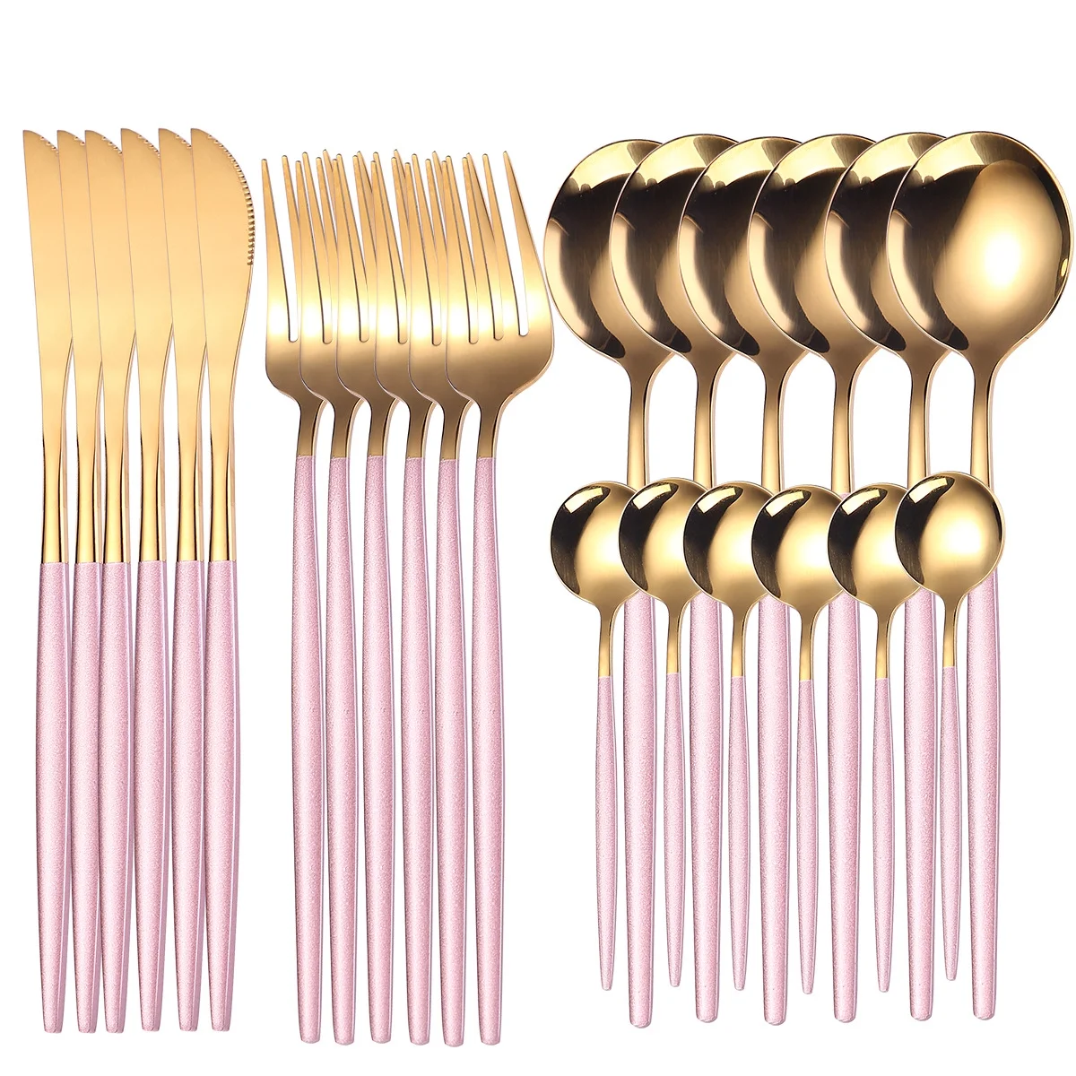 cheffinger-cf22130-besteckset-24-tlg-gold-pink image 2