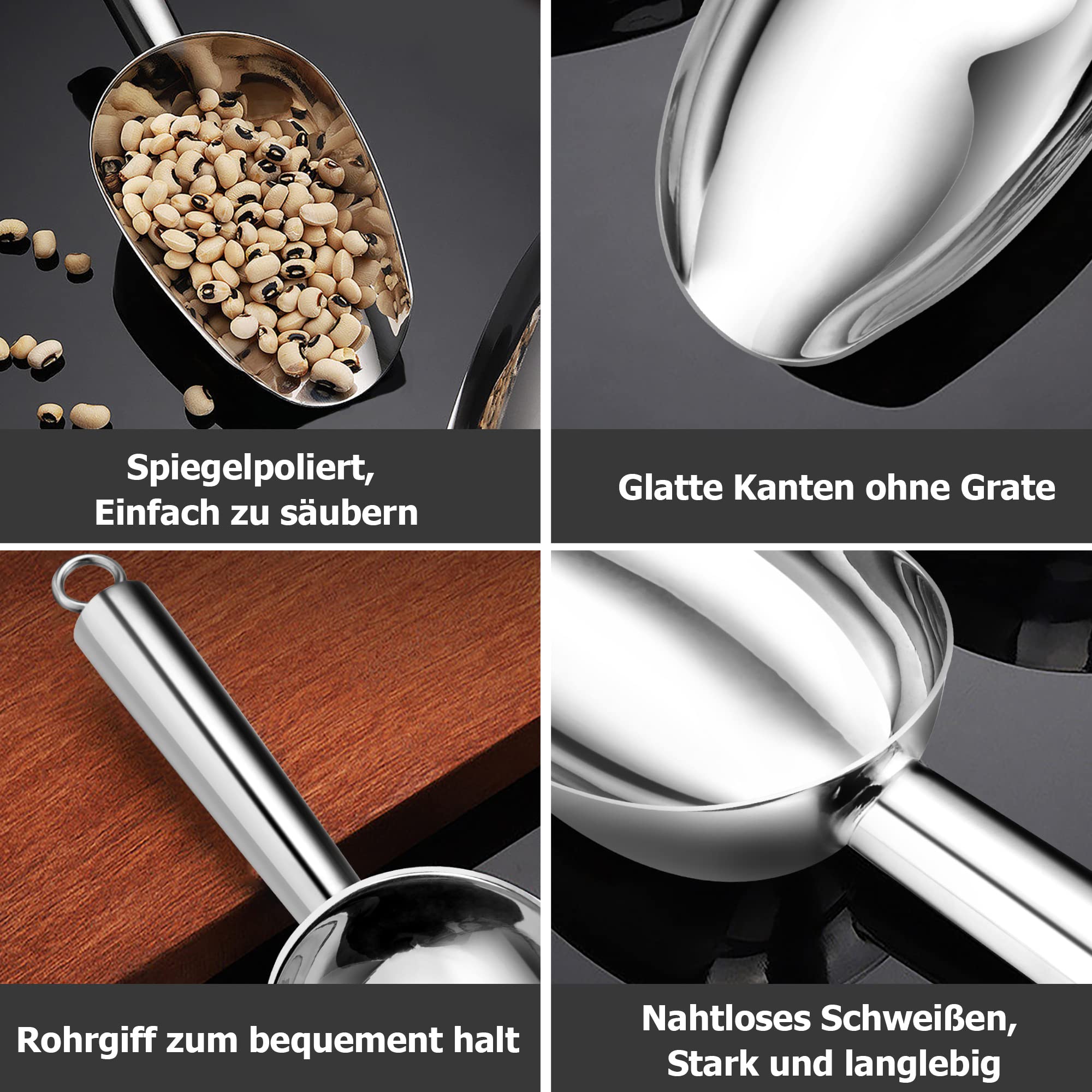 homikit-kitchen-gadgets-eisschaufel-edelstahl-2er-set-klein image 3