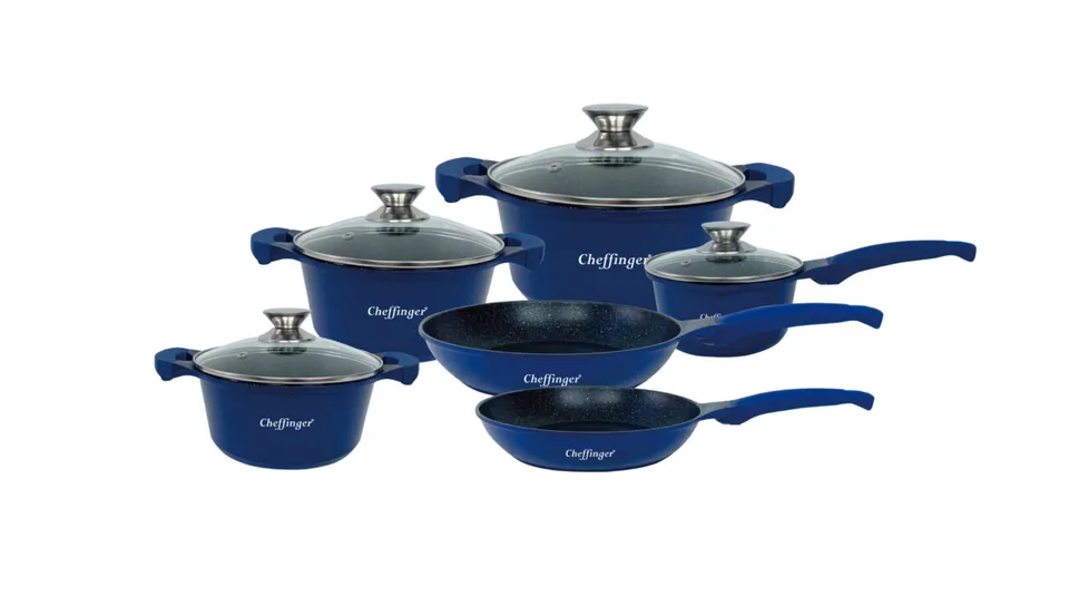 cheffinger-cookware-cf-da1010-br-ter-blau-mit-deckel image 1