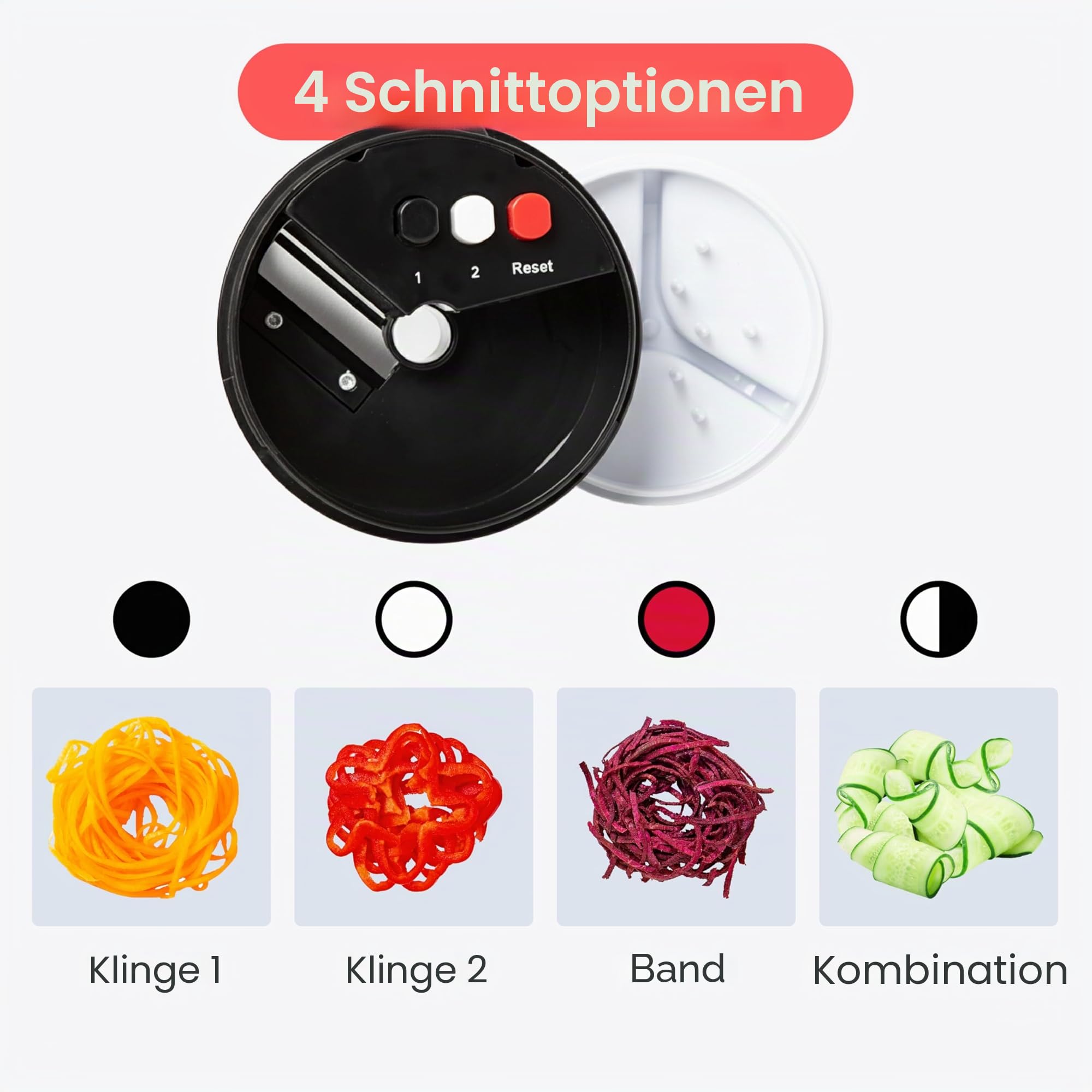 fullstar-spiralizer-spiralschneider-4-in-1-mit-beh-lter image 4