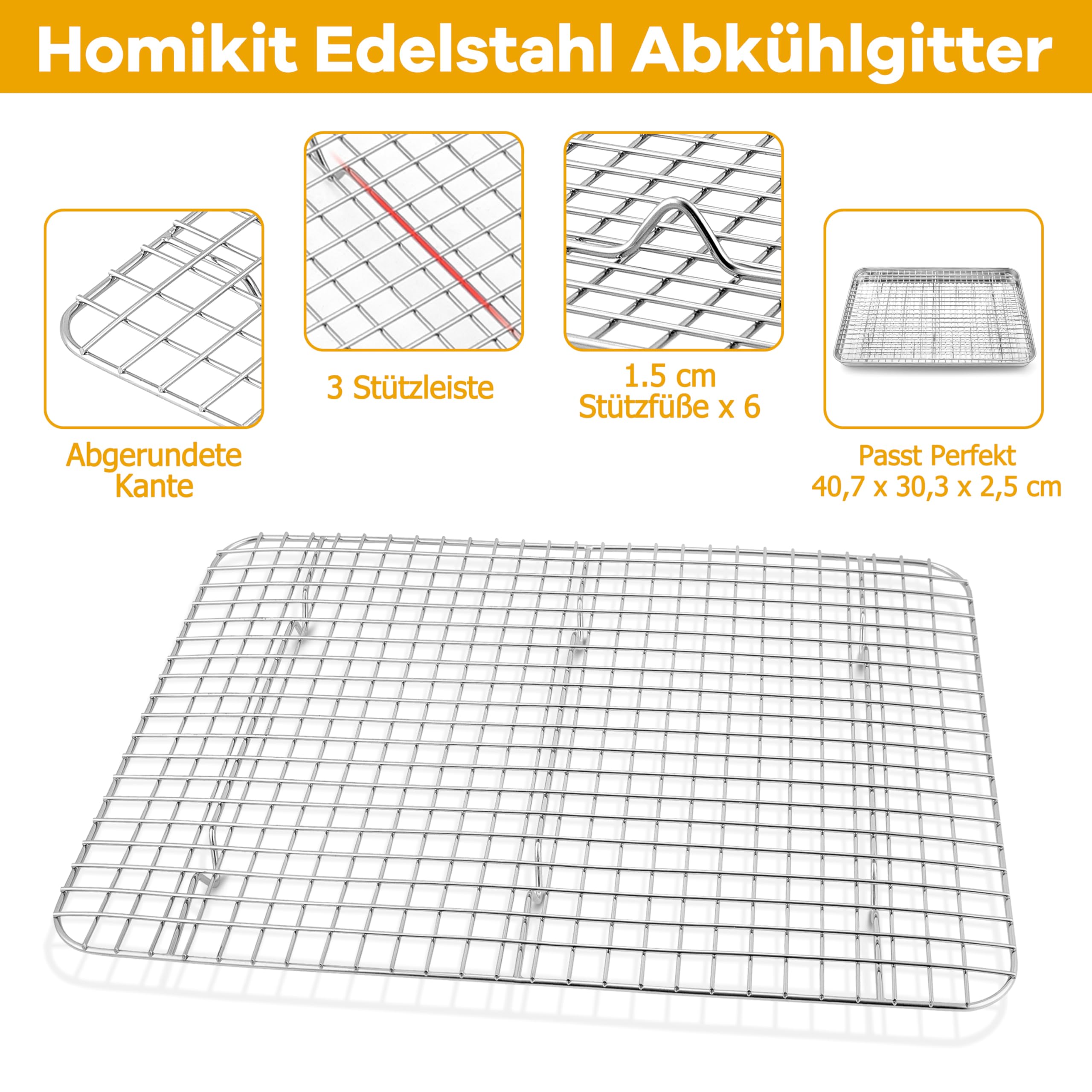 homikit-bakeware-backblech-mit-gitter-40-7cm-edelstahl-ofenblech image 3