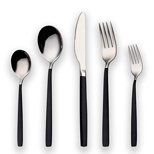 berglander-cutlery-set-besteckset-30-teilig-schwarz-silber-6-pers image 8