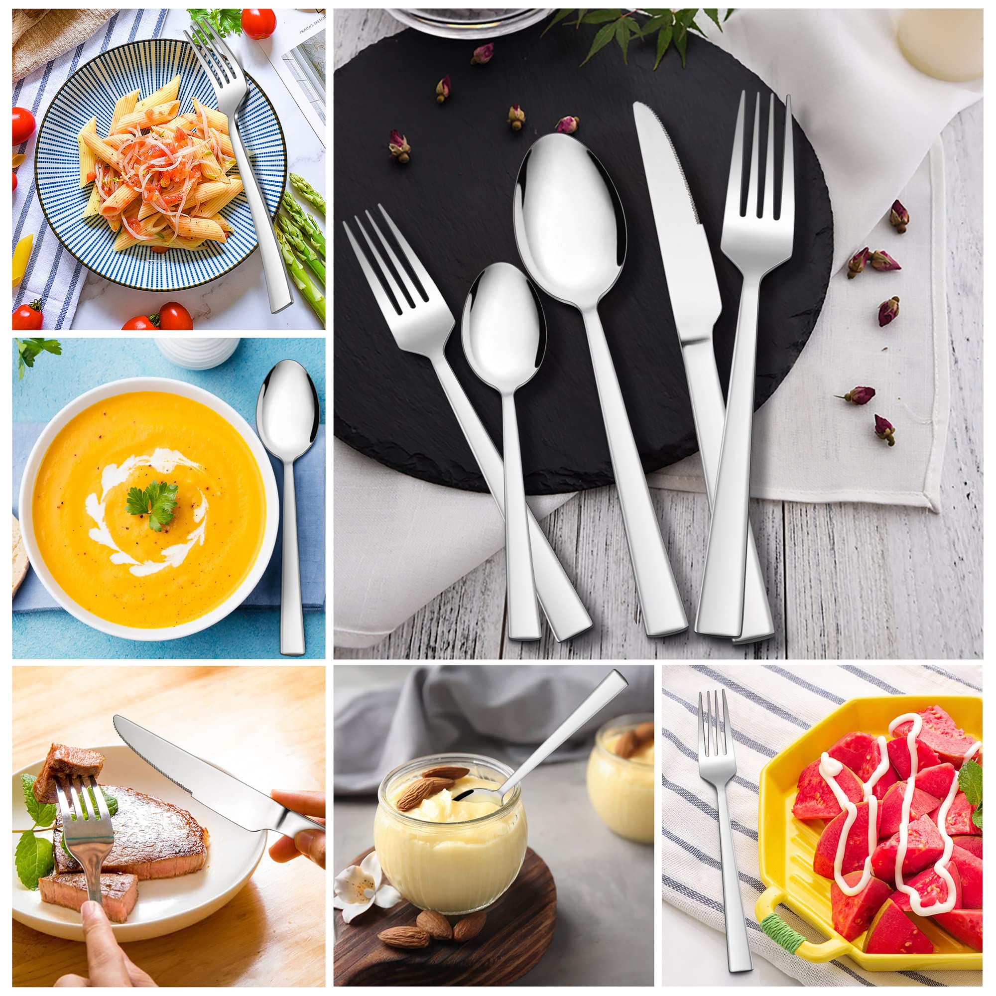 homikit-flatware-besteckset-36-teilig-mit-steakmesser-eckig image 6