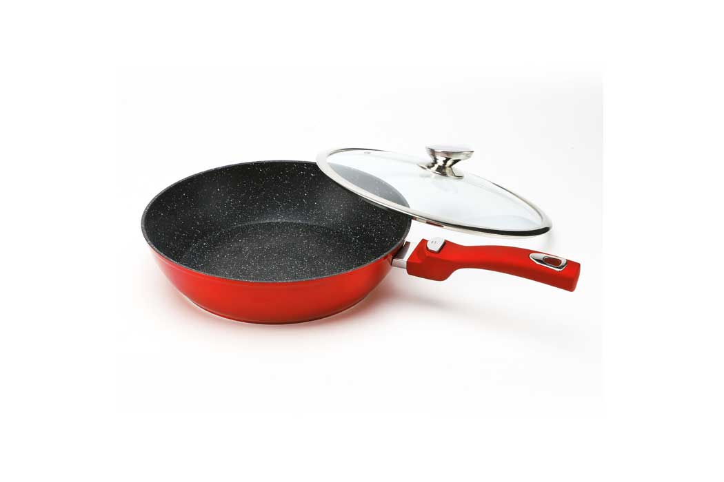cheffinger-cookware-cf-fwd32-bratpfanne-rot-32-cm-antihaft image 1