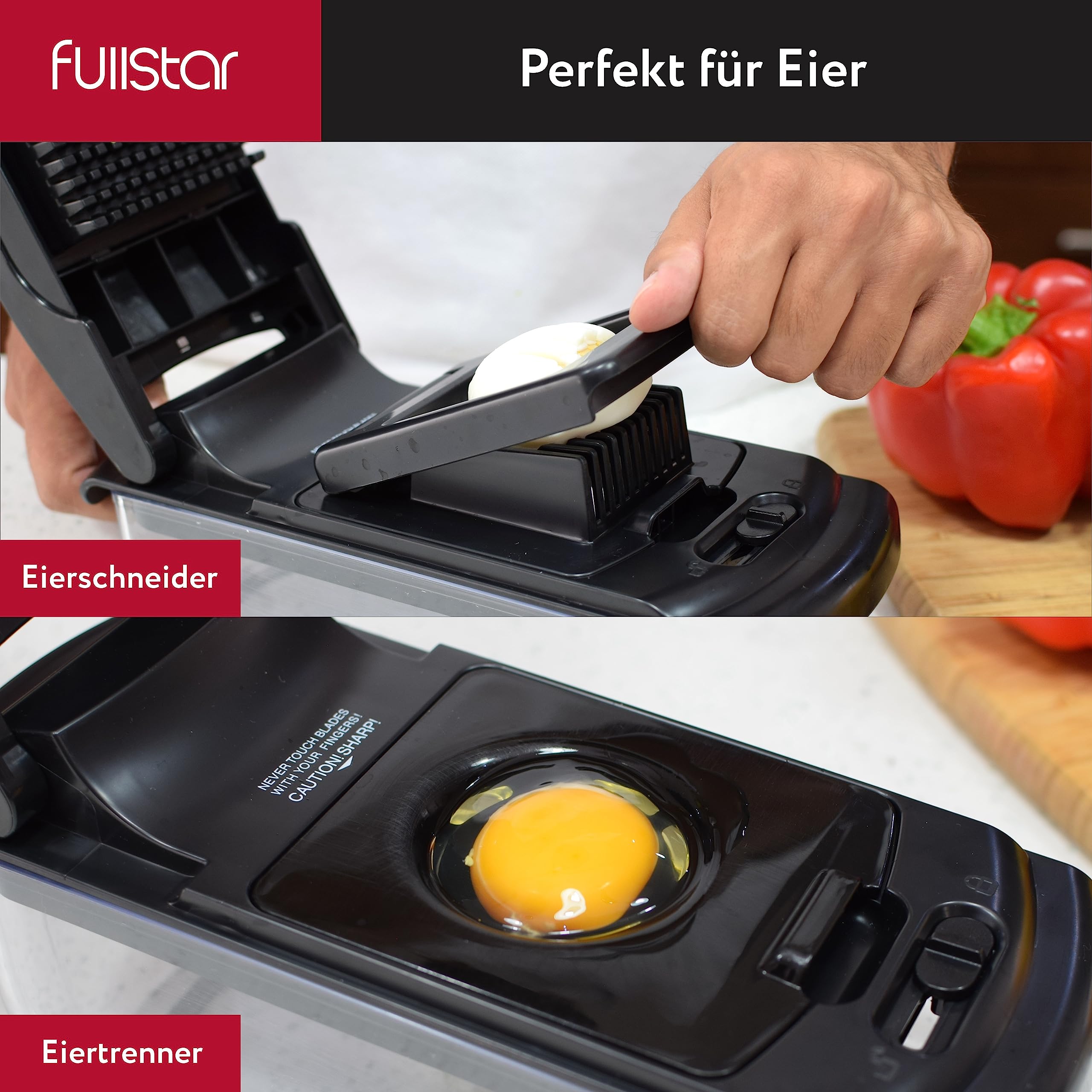 fullstar-pro-original-gem-seschneider-edelstahl-7-in-1 image 4