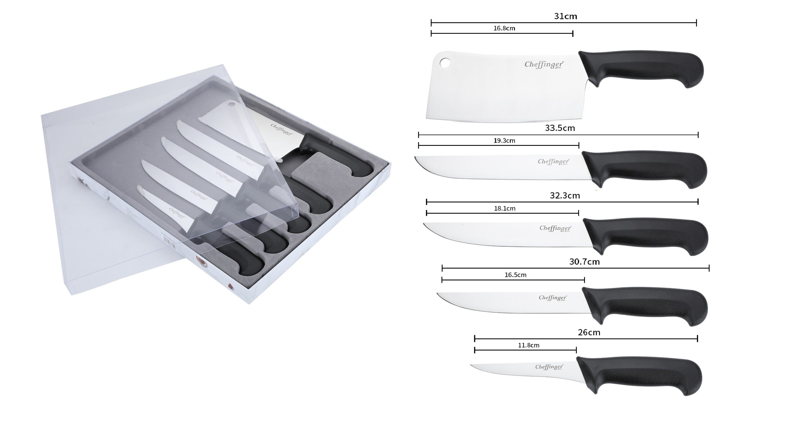 cheffinger-knives-cf-bg12-schneidebrett-schwarz-kunststoff image 3