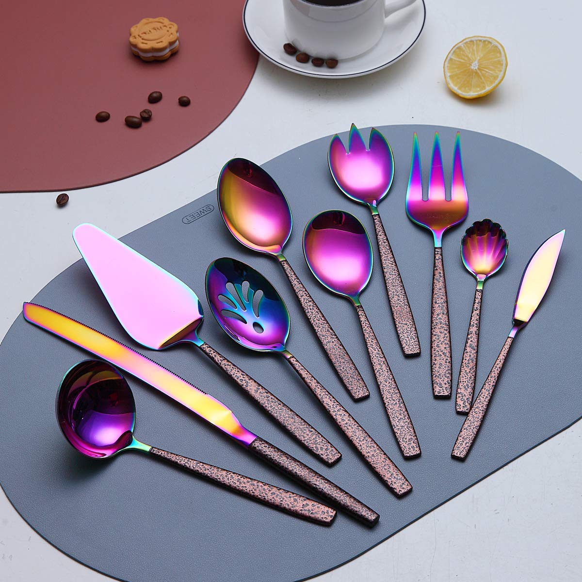 berglander-serving-set-servierbesteck-10-teilig-regenbogen-edelstahl image 2
