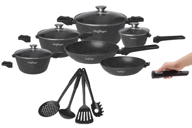 cheffinger-cookware-cf-fad1010-topfset-antihaft image 1