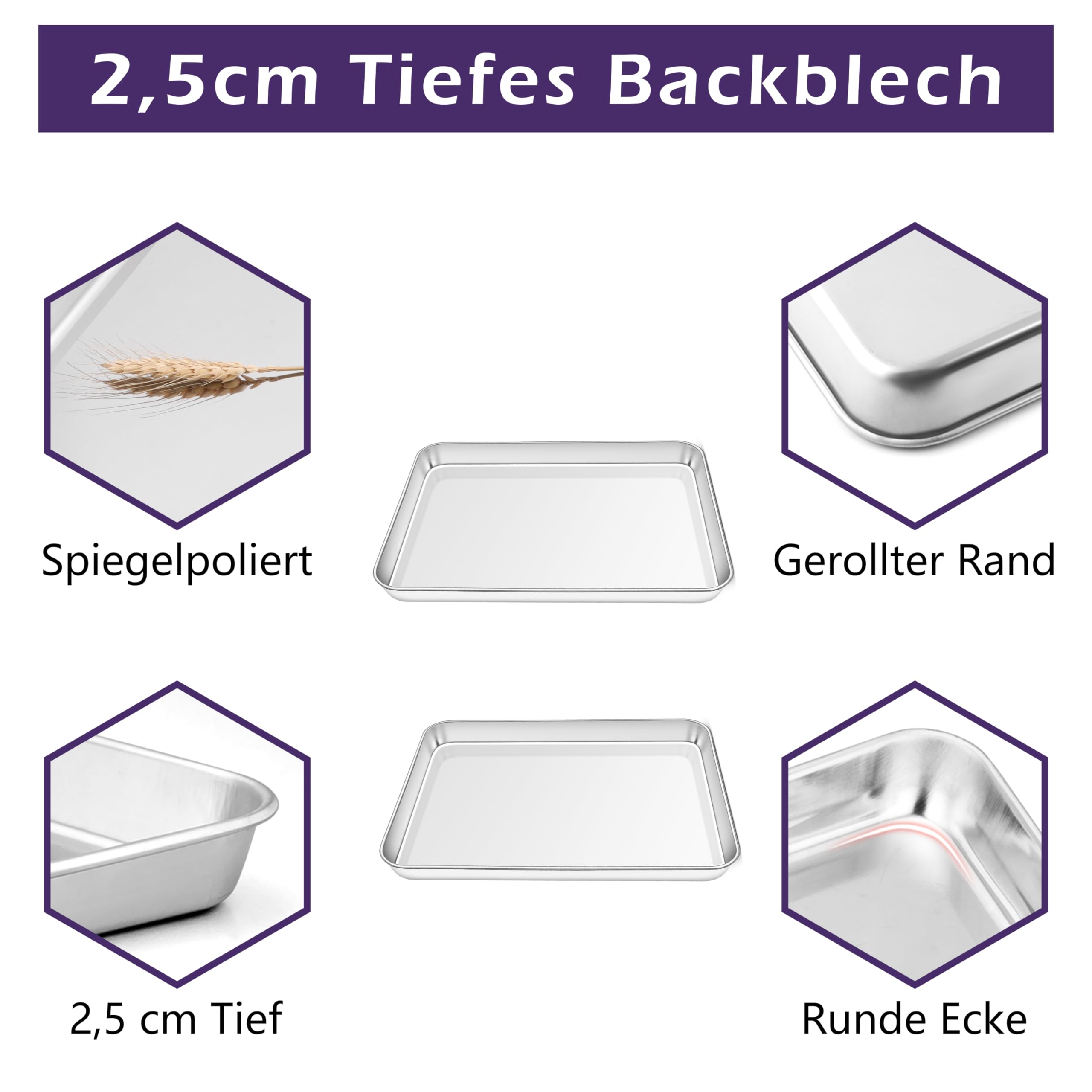 homikit-bakeware-backblech-2er-set-23x17cm-edelstahl image 3